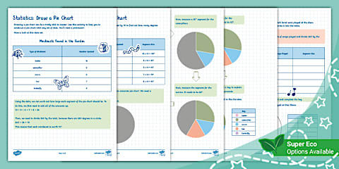 How to Draw a Pie Chart - Poster