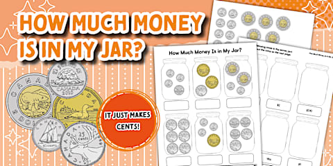 Money Math Centre: Counting Bill and Coin Combinations Up to $200