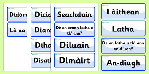 Gaelic Numbers Scottish Differentiation Toolkit