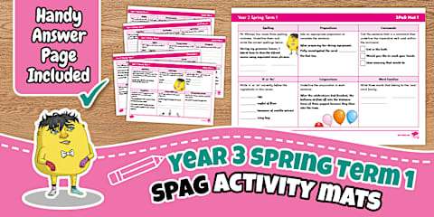 Year 3 Spring 1 Maths Activity Mats