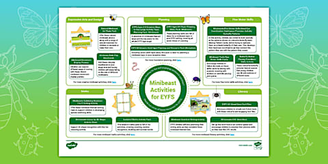 EYFS Minibeasts Adult Input Planning and Resource Pack (Reception)