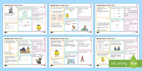 Year 3 Autumn Term 1 SPaG Activity Mats