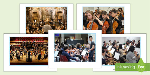 Orchestra Instruments - Display Poster