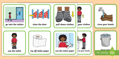 Using the Toilet Sequencing Cards