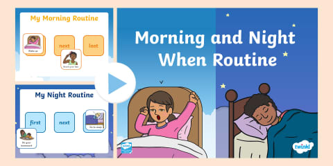 Morning Routine Interactive PowerPoint