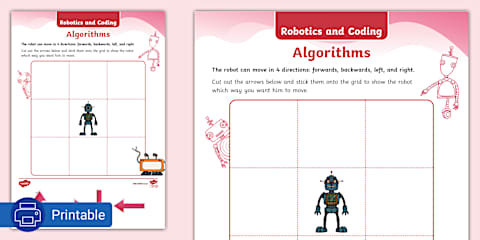 Grade R - Robotics and Coding - Term 1 - Coding Worksheet - Basic ...