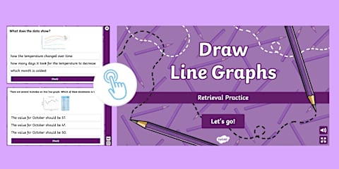 Line Graphs Multiple Choice Maths Quiz - KS2 Revision