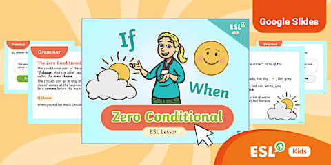 ESL Zero Conditional Stepping Stone Game [Kids, A2]