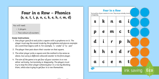 Phonics C K E H R M D Board