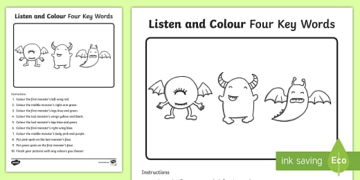 Following Directions Drawing Activity Esl Resources The emphasis in this type of practice is less about teaching new content than it is what strategies do you use to practice active listening with your students? following directions drawing activity
