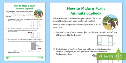 Free Christmas Lapbook Instructions Sheet Teacher Made