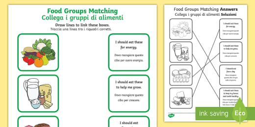 Ks1 The Five Food Groups Worksheet Teacher Made