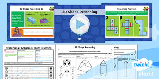 Y6 Maths Mastery Lesson Pack Nets Of 3d Shapes