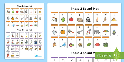 Phonics Phase 2 3 5 Wall Chart Teacher Made