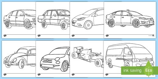 Transport Coloring Pages Teacher Made