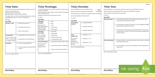 Ratio And Proportion Year 6 Questions And Answers