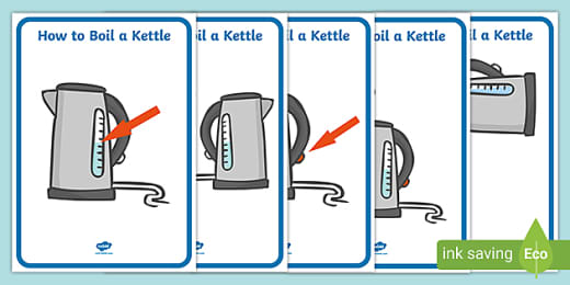 Reversible And Irreversible Changes Boil a Kettle Sequencing (teacher