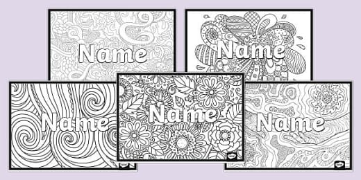 free  mindfulness colouring sheets bumper pack for children