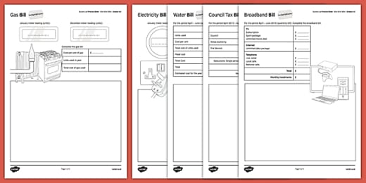 bills worksheets for grade 5 money math worksheets money