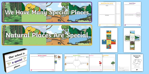 Special Places Near And Far Drawing Worksheet Worksheet