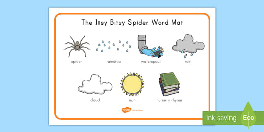 pics Printable Itsy Bitsy Spider Craft itsy bitsy spider nursery rhyme