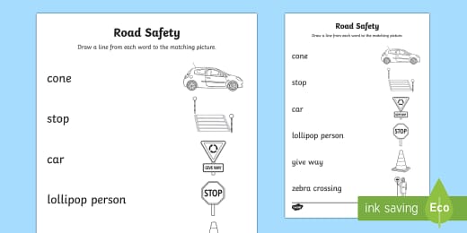 Download Road Safety Bingo Teacher Made