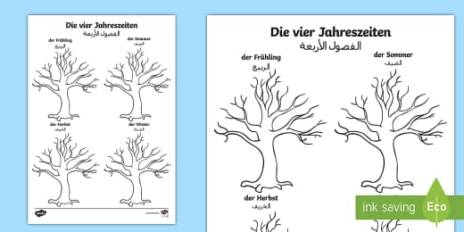 Free Deutsch Arabisches Herbstliches Malen Nach Zahlen