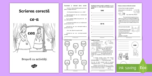 Scrierea Corectă A Ortogramelor Sau S Au Fișă De Lucru