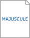 Icon - Majuscule
