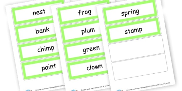 Blends And Clusters Assessment Cards (teacher Made)