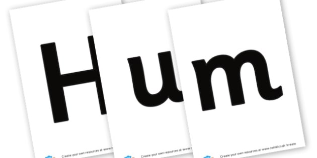 human bones - display lettering (teacher made)