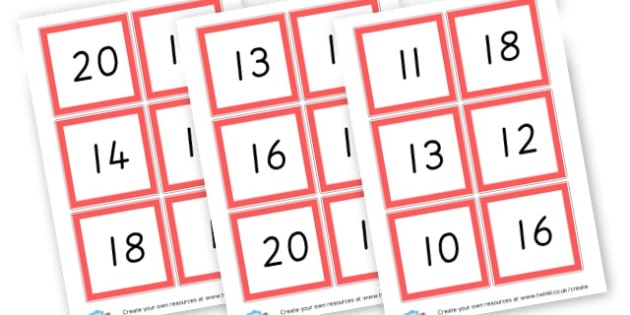 Bingo Cards To Print | Bingo, Lotto & Other Games | Twinkl