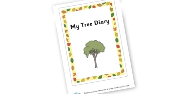 Tree - Writing Templates Diaries and Journals Primary Resources