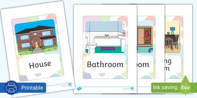 Household Objects Quiz Cards - ESL House Vocabulary - Twinkl