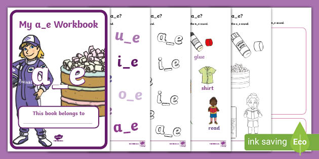 Phase 5 A E Grapheme Workbook Teacher Made