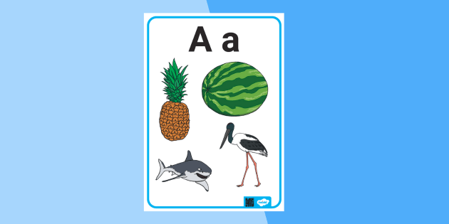 FREE! Плакат буква А (teacher made)