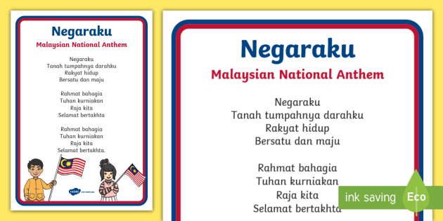 Negaraku Malaysia National Anthem