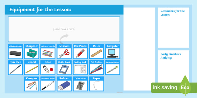 Digital Display of Lesson PowerPoint (teacher made)