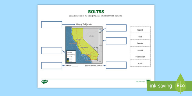 Boltss Map Of Australia Boltss Worksheet | Mapping And Geography Resources