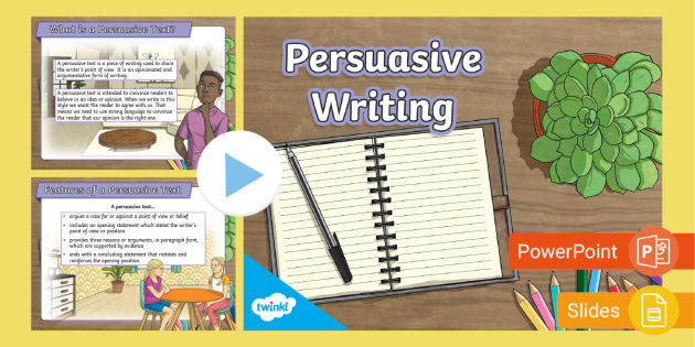 persuasive writing techniques powerpoint