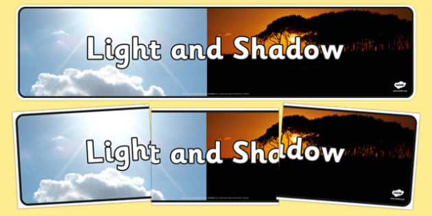 Light And Shadow Photo Display Banner Teacher Made
