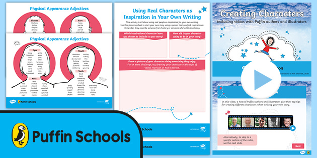 FREE! - Creating Characters Writing Activity Pack Age 7-11