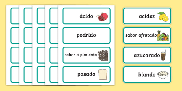 taste-word-cards-spanish