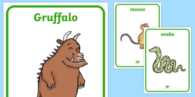 The Gruffalo Display Posters - The Gruffalo, resources, mouse