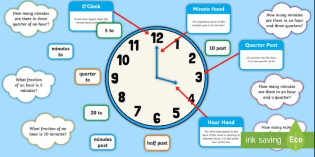 Insegnare a leggere l'orologio ai bambini: PDF da scaricare