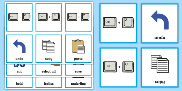 keyboard shortcut for italics