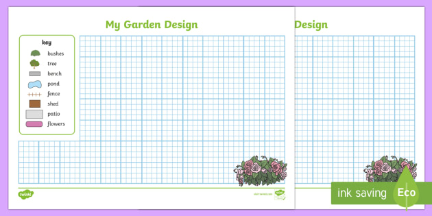 Garden Design Worksheet / Worksheet (Teacher-Made) - Twinkl