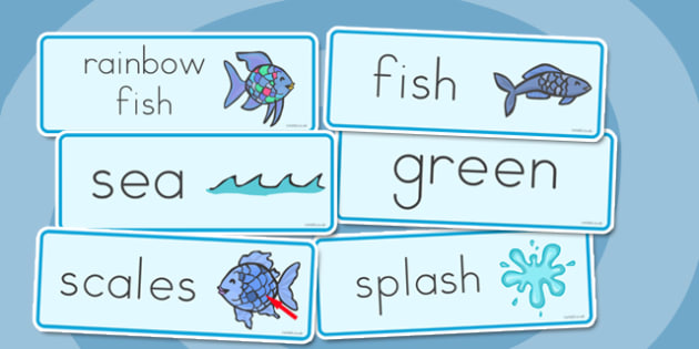 free-word-cards-to-support-teaching-on-the-rainbow-fish