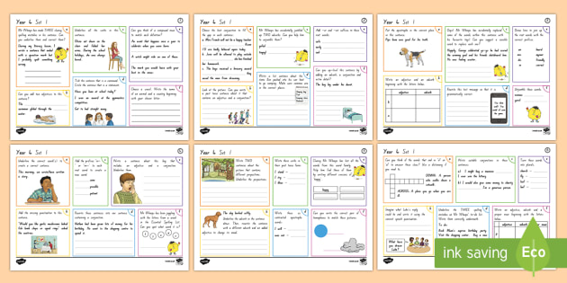 nz year 4 spelling punctuation and grammar activity mats