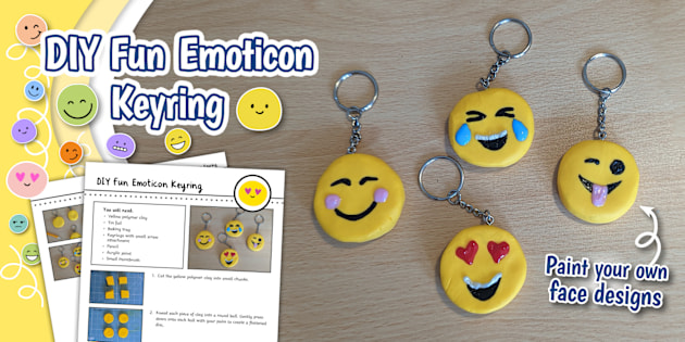 😊 DIY Fun Emoji Keyring